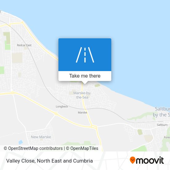 Valley Close map