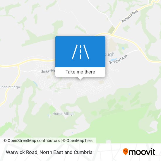 Warwick Road map