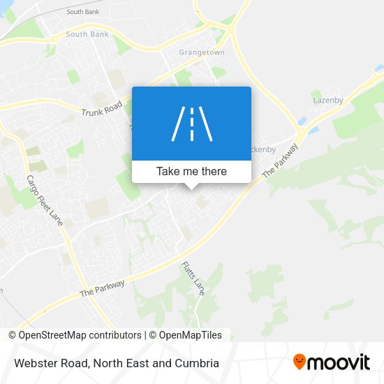 Webster Road map
