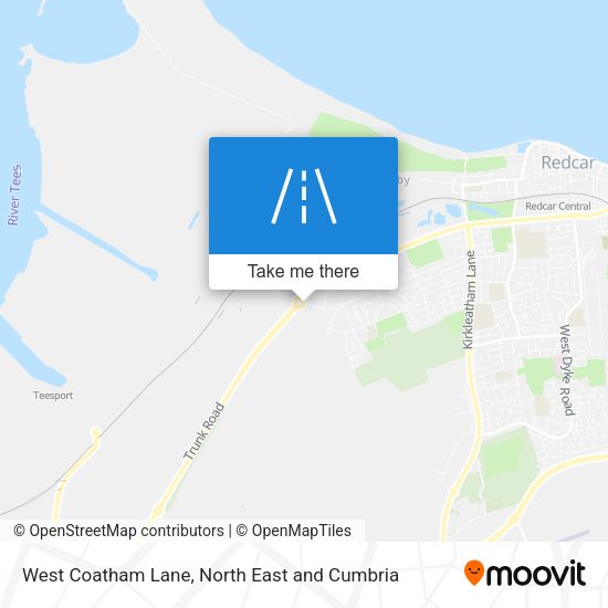 West Coatham Lane map