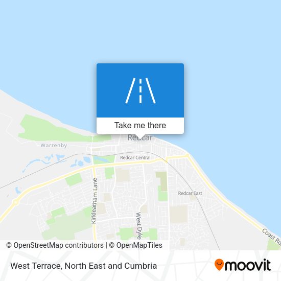 West Terrace map
