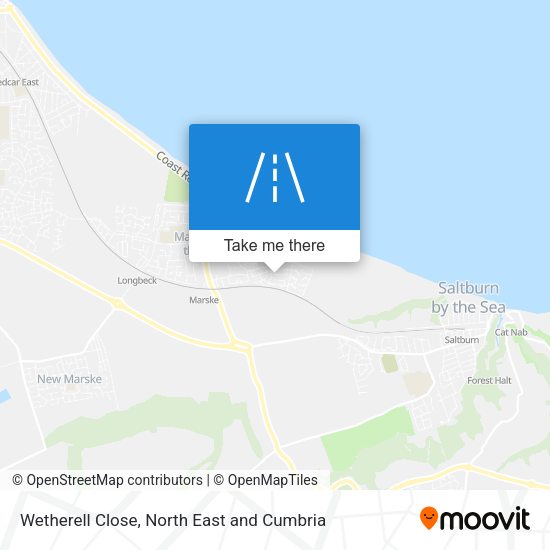 Wetherell Close map