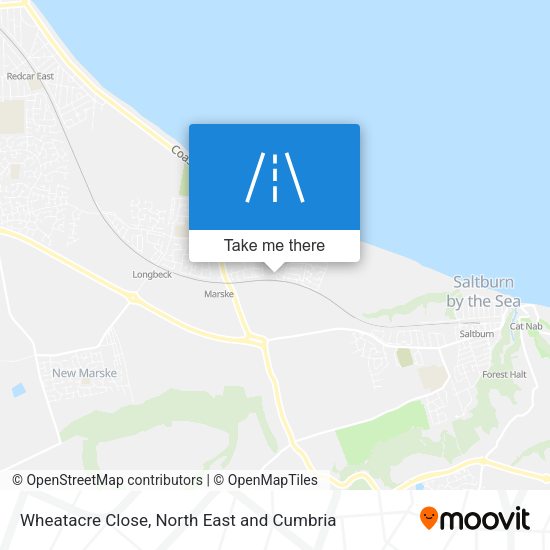Wheatacre Close map