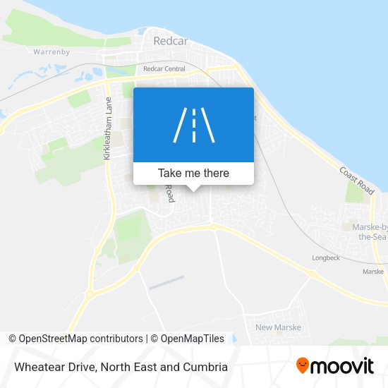 Wheatear Drive map