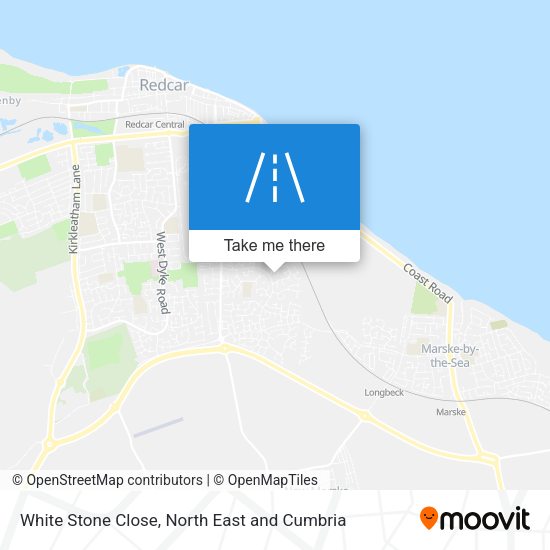White Stone Close map
