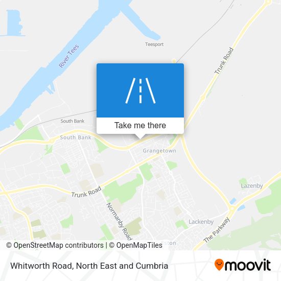 Whitworth Road map