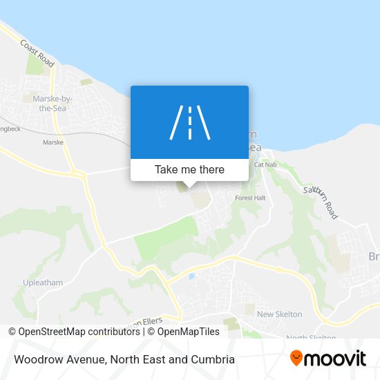 Woodrow Avenue map