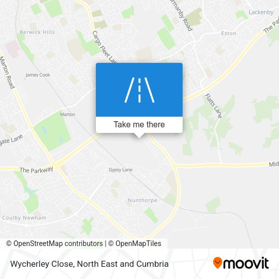 Wycherley Close map
