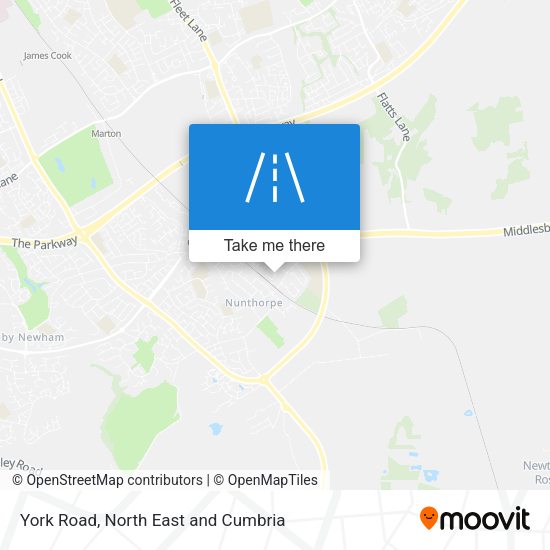 York Road map