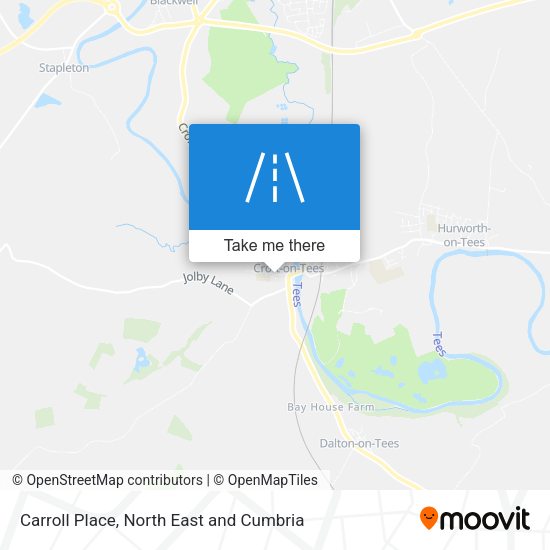 Carroll Place map