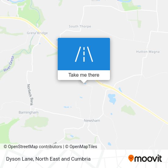 Dyson Lane map