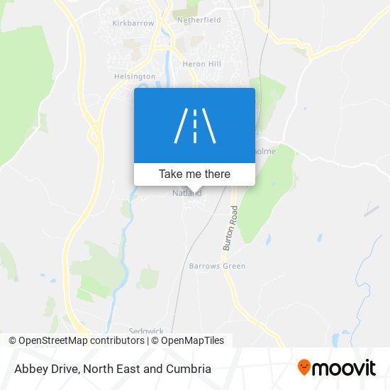 Abbey Drive map