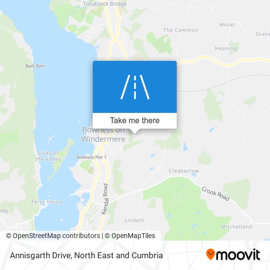 Annisgarth Drive map