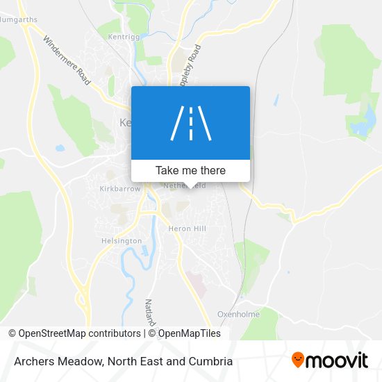 Archers Meadow map