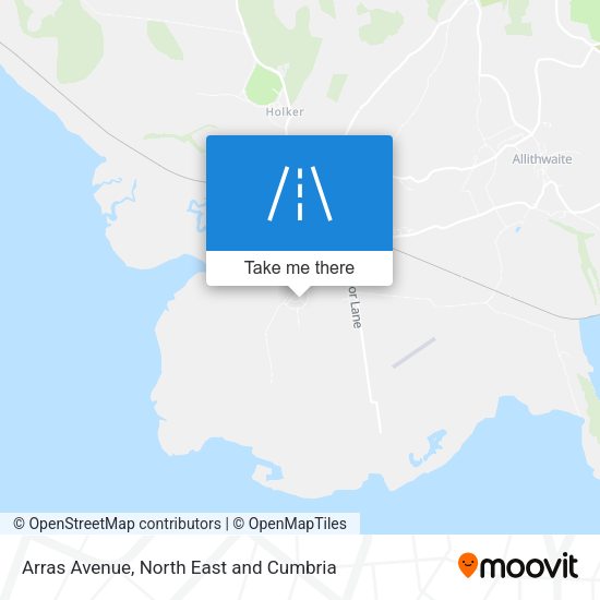 Arras Avenue map