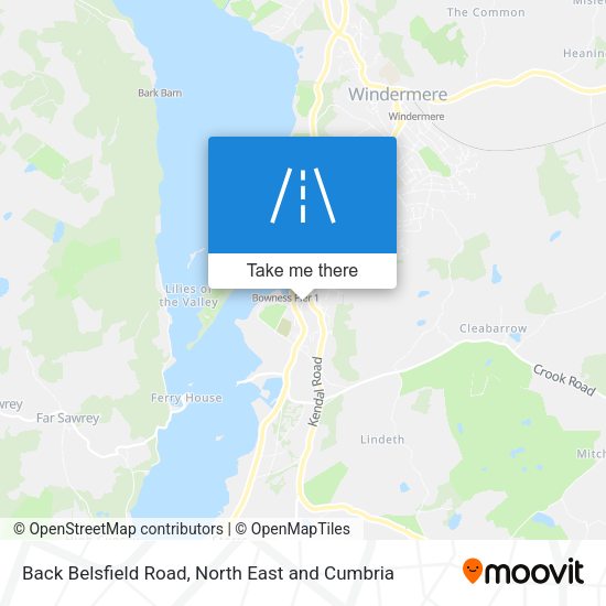 Back Belsfield Road map