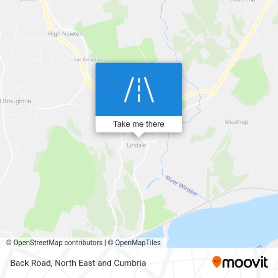 Back Road map