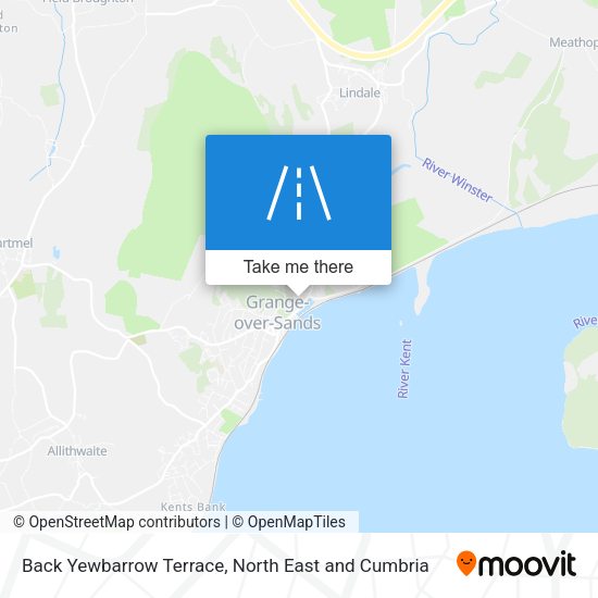 Back Yewbarrow Terrace map