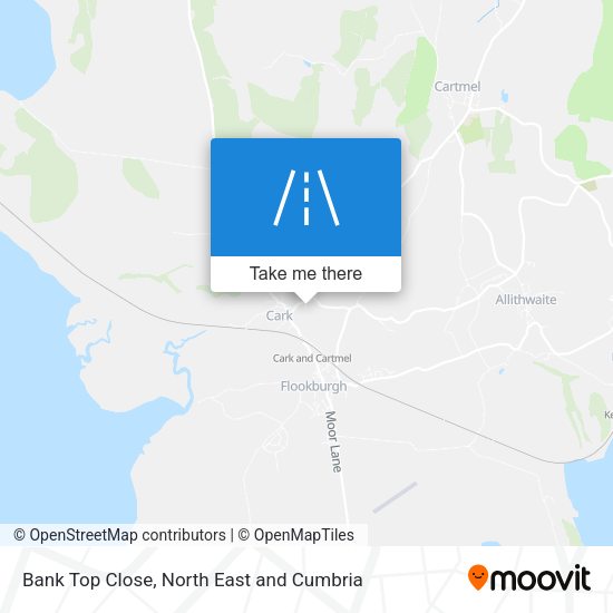 Bank Top Close map