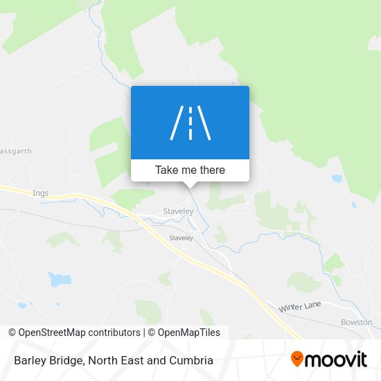 Barley Bridge map