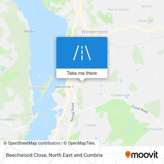 Beechwood Close map