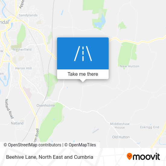 Beehive Lane map