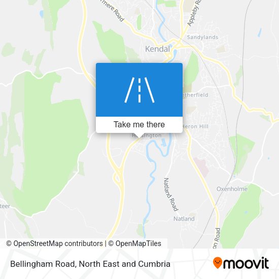 Bellingham Road map