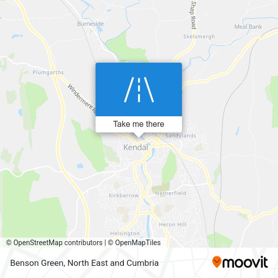 Benson Green map