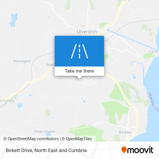 Birkett Drive map