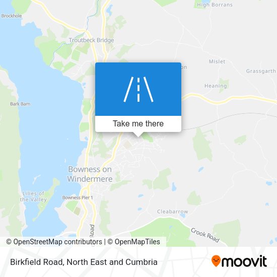 Birkfield Road map