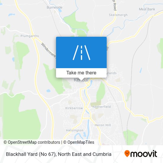 Blackhall Yard (No 67) map