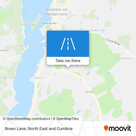Breen Lane map