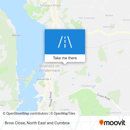 Brow Close map