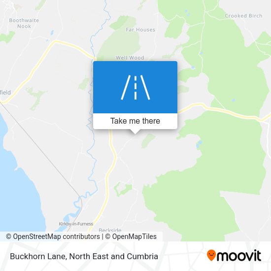 Buckhorn Lane map