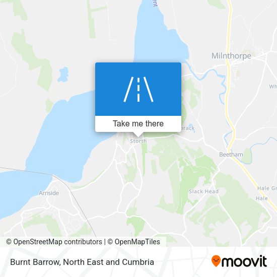 Burnt Barrow map