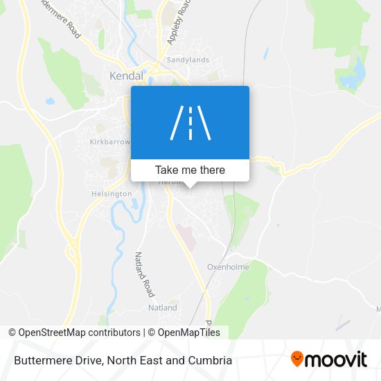 Buttermere Drive map