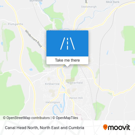 Canal Head North map