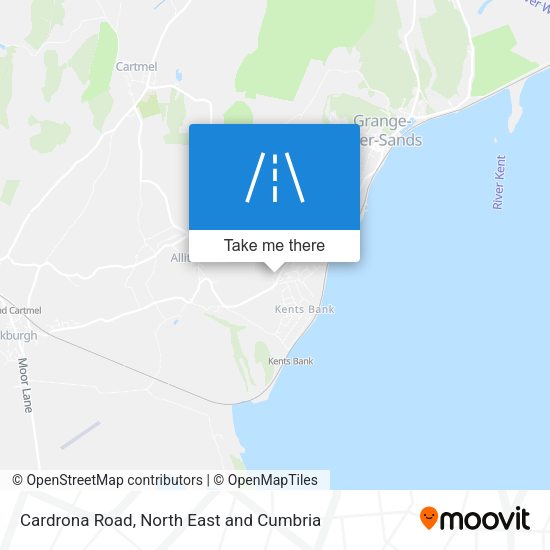 Cardrona Road map