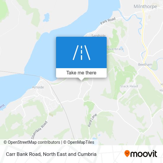 Carr Bank Road map