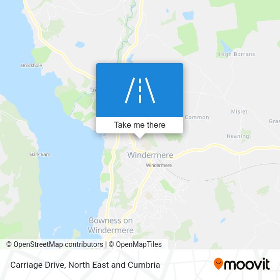 Carriage Drive map