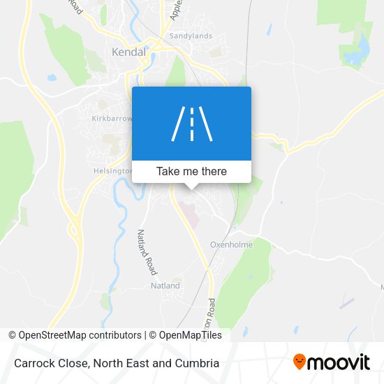 Carrock Close map