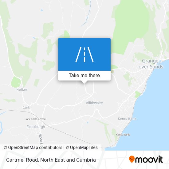 Cartmel Road map