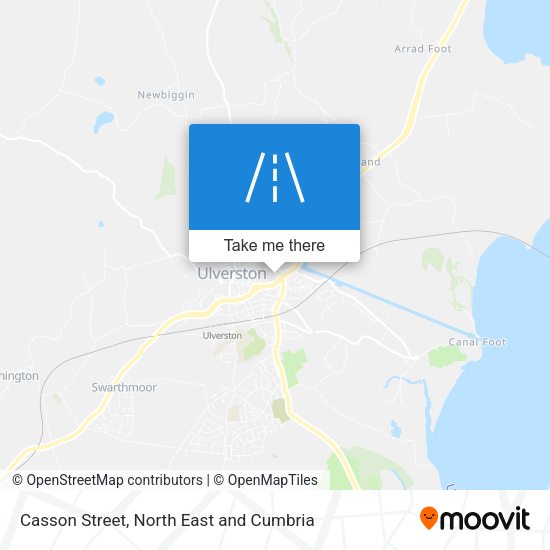Casson Street map