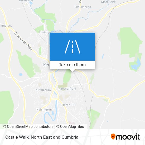 Castle Walk map