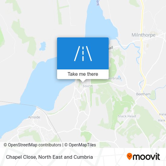 Chapel Close map