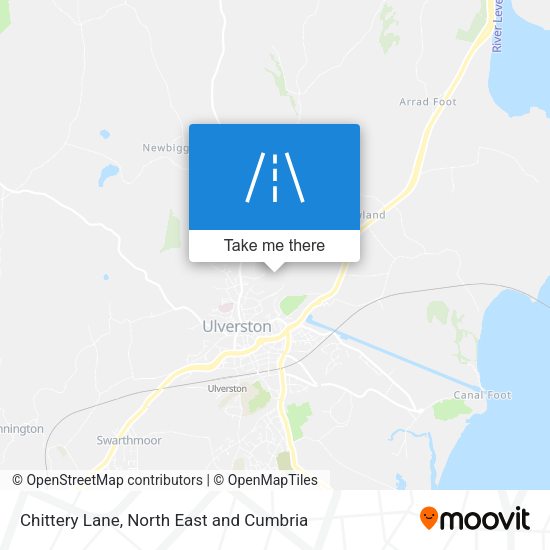 Chittery Lane map