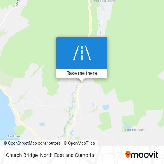 Church Bridge map