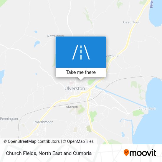 Church Fields map