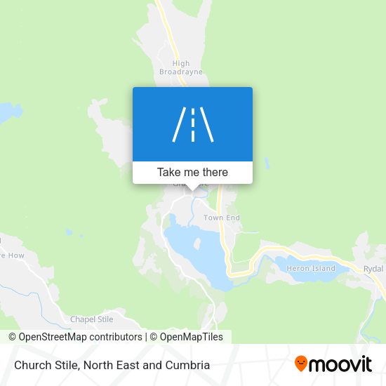 Church Stile map
