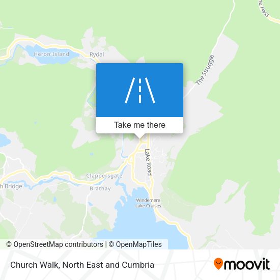 Church Walk map